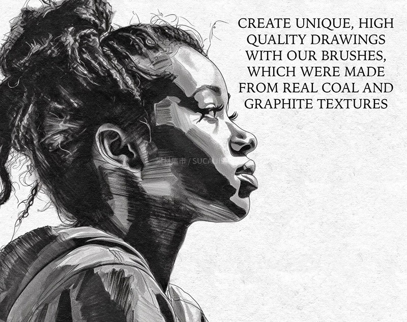 40+Procreate炭笔速写笔刷